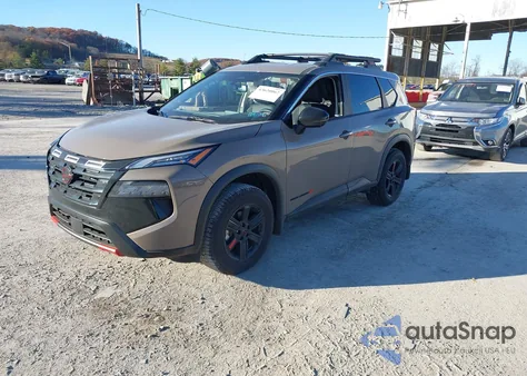 2025 Nissan Rogue Rock Creek из США, поврежденный, VIN 5N1BT3BB7SC800436